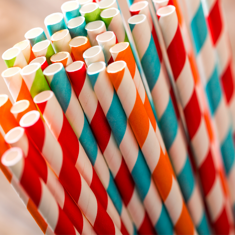 Paper Straws with no micro plastics 100% biodegradable