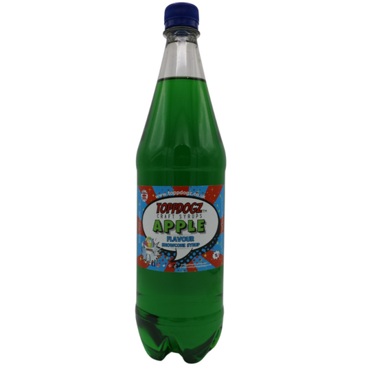 Snowcone Syrup Apple 1L