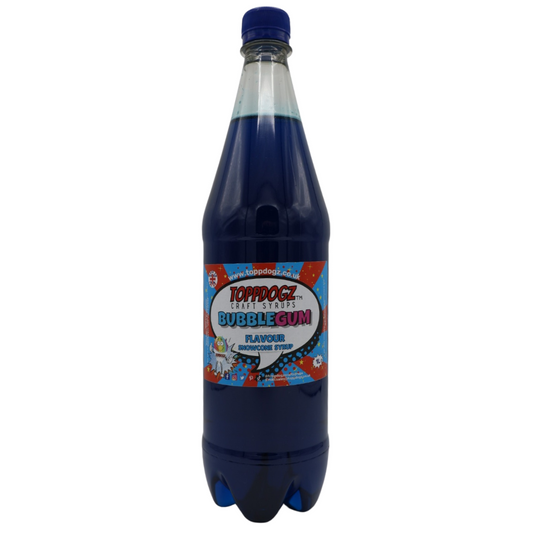 Snowcone Syrup Blue Bubblegum 1L